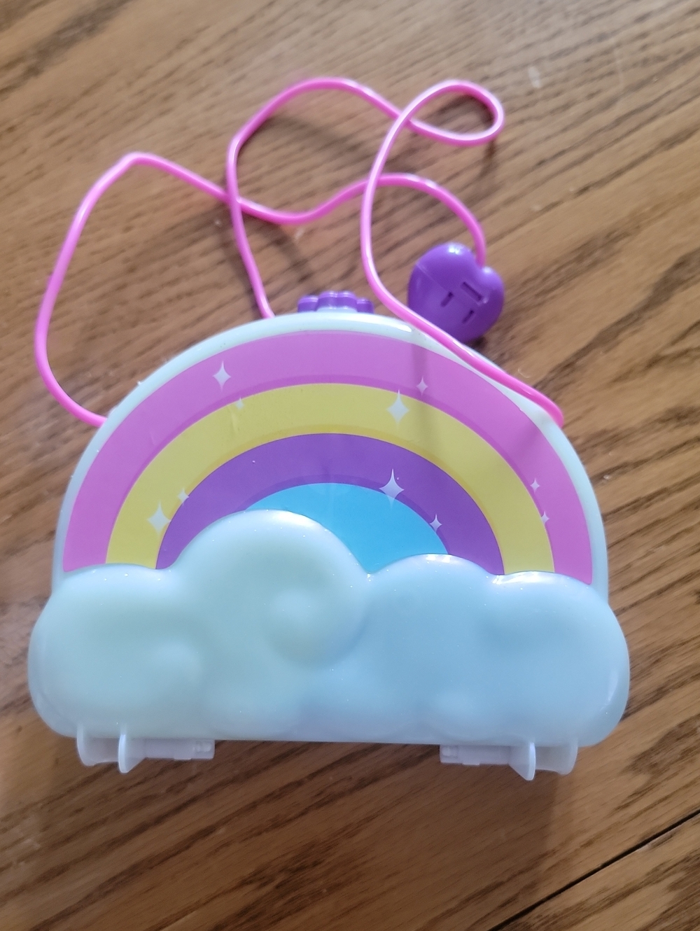 Polly Pocket Rainbow Dream Purse Wearable Compact Doll Play 2019 Date